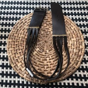 NWOT Max Mara brown leather belt